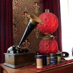 Edison Standard Phonograph with cylinder records.